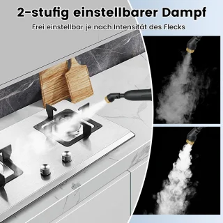 COSTWAY Stoomreiniger Handapparaat 1500W Geel