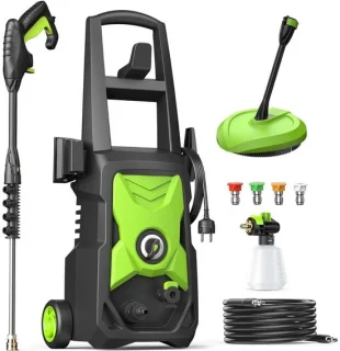 CRLYN Hogedrukreiniger Auto Zwart Groen