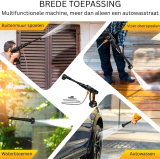 CRLYN Hogedrukreiniger Auto Zwart