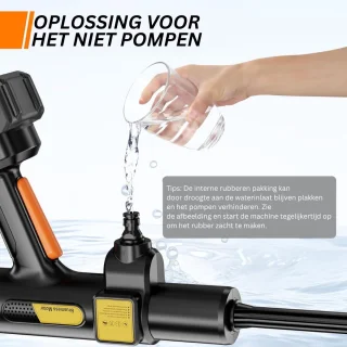 CRLYN Hogedrukreiniger Auto Zwart