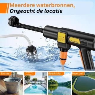 CRLYN Hogedrukreiniger Auto Zwart