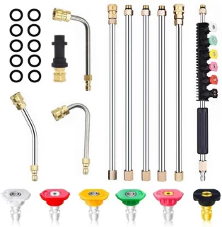 Dailygoods 10-delige hogedrukreiniger verlengstaafset