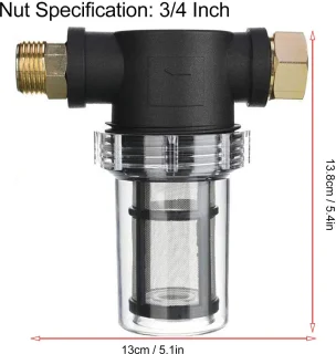 Dailygoods - Dailygoody - Hogedrukreiniger waterfilter - 3/4 inch draad