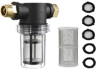Dailygoods inline-sedimentfilter voor hogedrukreiniger 3/4 inch binnendraad