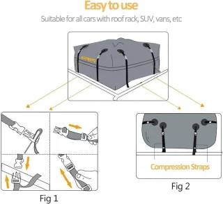 Dakkoffer 450 L - Opvouwbare bagagebox