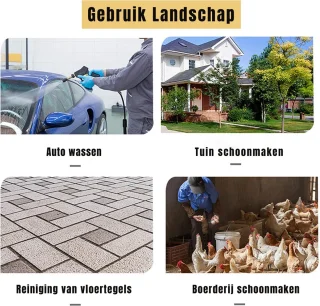 DD Hogedrukreiniger Auto Zwart 24x18x6cm
