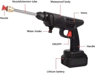 Draadloze 24V Hogedrukreiniger - Accuspuitpistool review