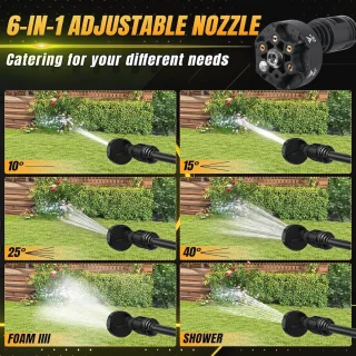 Draadloze Accu-Hogedrukreiniger 700 PSI (Handheld)