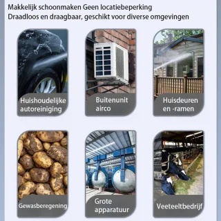 Draadloze Accu Hogedrukreiniger