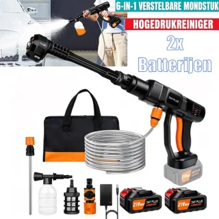 Draadloze hogedruk auto waspistool