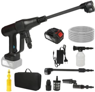 Draadloze hogedrukreiniger 18V 200 bar, zwart
