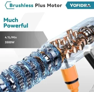 Draadloze hogedrukreiniger 200 bar 3500W brushless motor
