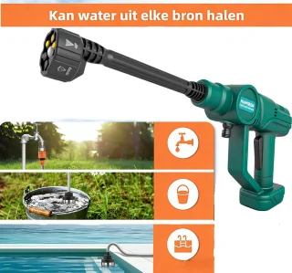 De Draadloze hogedrukreiniger (draagbaar) in één oogopslag