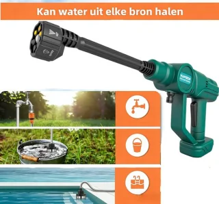 Sterk, draagbaar en veelzijdig: de alles-in-één draadloze hogedrukreiniger