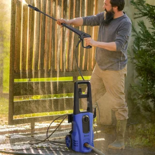 Durhand Hochdruckreiniger PP Kupfer Aluminium Blau