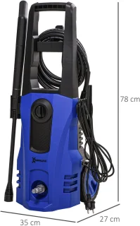 Durhand Hochdruckreiniger PP Kupfer Aluminium Blau
