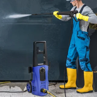 Durhand Hochdruckreiniger PP Kupfer Aluminium Blau