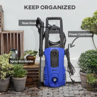 Durhand Hochdruckreiniger PP Kupfer Aluminium Blau