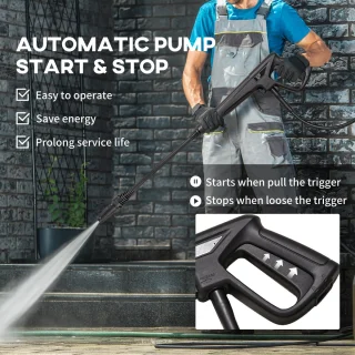 Durhand Hochdruckreiniger PP Kupfer Aluminium Blau
