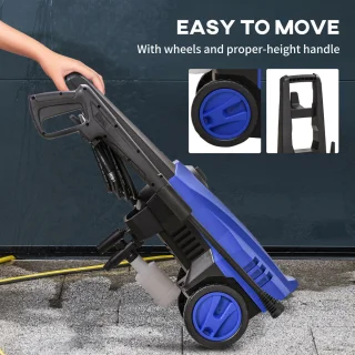 Durhand Hochdruckreiniger PP Kupfer Aluminium Blau