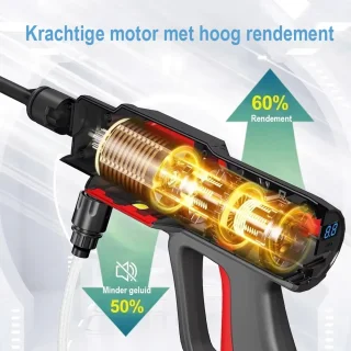 EAFC Draadloze Hogedrukreiniger met Makita 21V Accu