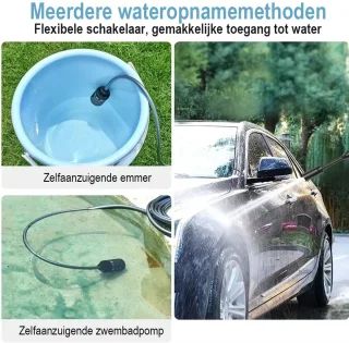 EAFC Draadloze Hogedrukreiniger met Makita 21V Accu