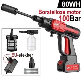 EAFC Draadloze Hogedrukreiniger met Makita 21V Accu