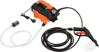 Elektrische hogedrukreiniger 1300 watt zwart oranje