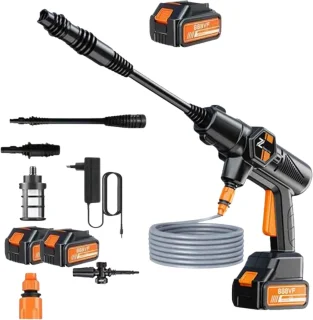 De ElevateCommerce Draadloze Hogedrukreiniger 21V in één oogopslag