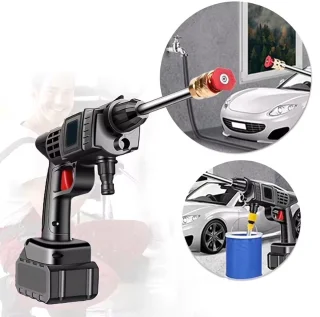 Gabrys® Elektrische draadloze hogedrukreiniger met accessoires