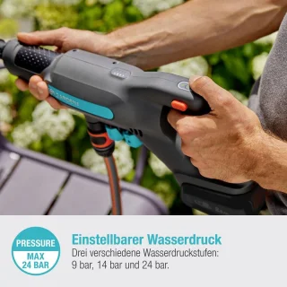 GARDENA AquaClean 24/18V Medium Hogedrukreiniger