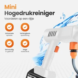 Golermo Draadloze Hogedrukreiniger 24V Lithium-Ion