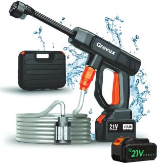 De Grovux Draadloze Hogedrukreiniger in één oogopslag