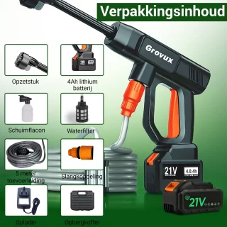 Grovux Draadloze Hogedrukreiniger