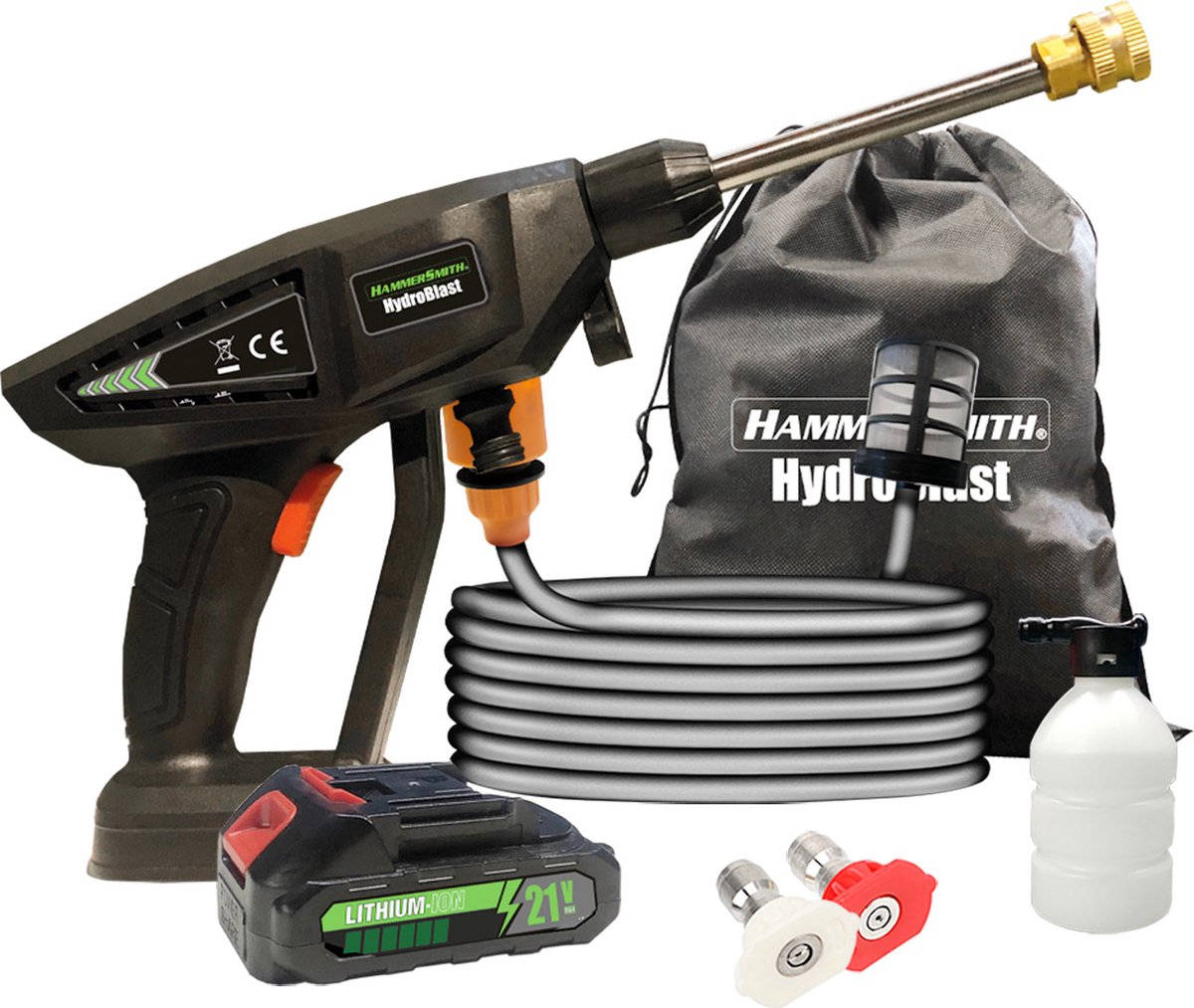 Hammersmith HydroBlast 2-in-1 autowaspistool snoerloos
