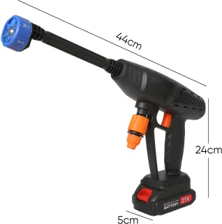 Handheld 300W 30Bar Hogedrukreiniger Set met 2 Batterijen