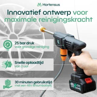 Hogedrukreiniger 3-in-1 Draadloos Accu Compact