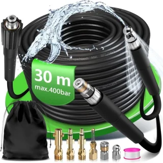 Hogedrukreiniger 30 m inclusief 6 adapters