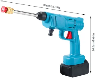 Hogedrukreiniger Accu - Blauw