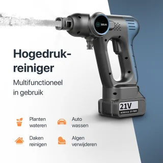 hogedrukreiniger accu mobiel 2000ah 35-40 bar