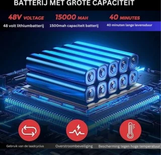 Hogedrukreiniger Auto Accu Wit