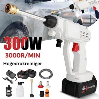 Hogedrukreiniger Auto Accu Wit