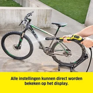 Hogedrukreiniger Auto Terrasreiniger Geel