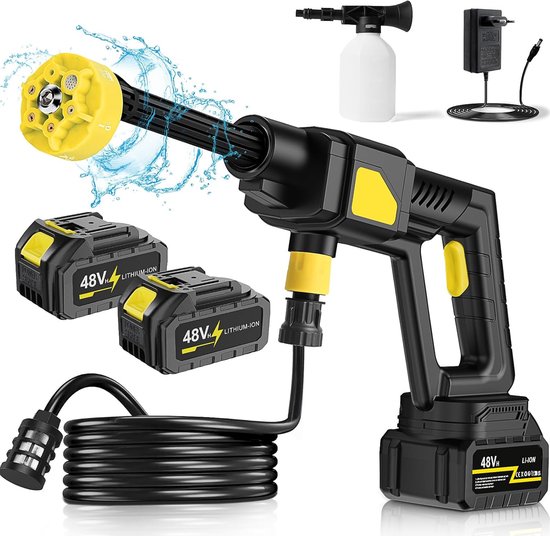 Hogedrukreiniger Auto Zwart Geel review