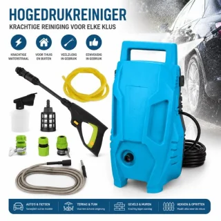 Hogedrukreiniger blauw