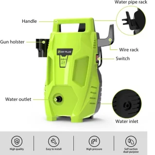 Hogedrukreiniger elektrisch - 3000 W - 200 bar