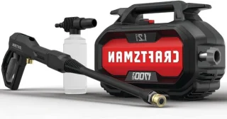 Hogedrukreiniger elektrisch rood