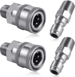Hogedrukreiniger koppeling NPT 1/4 inch roestvrij staal