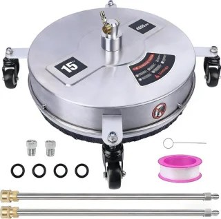 Hogedrukreiniger met 4 wielen 39 cm 15 inch