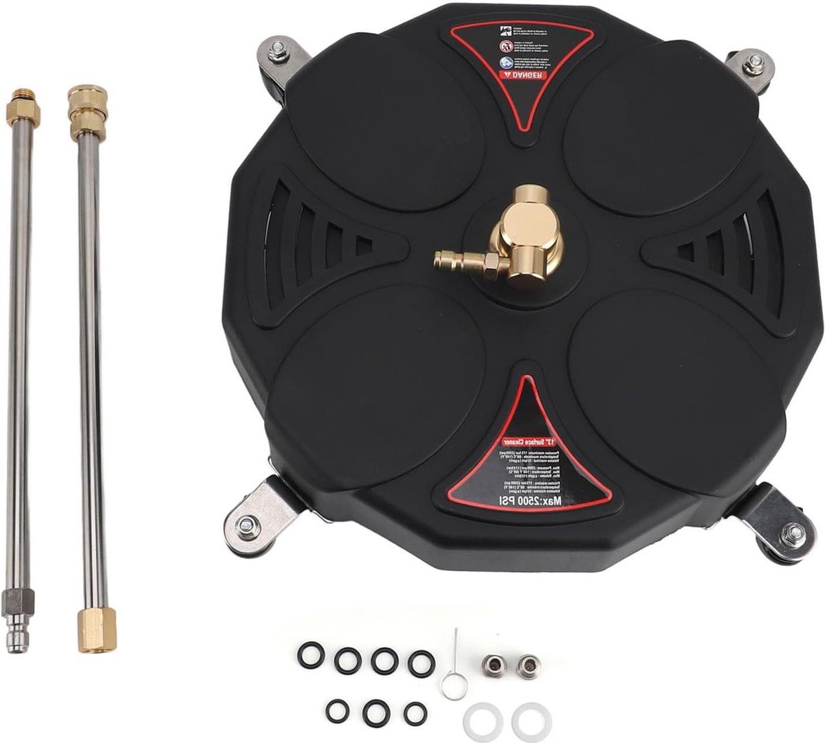 De Hogedrukreiniger Oppervlaktereiniger 13 Inch 2500 PSI Universeel in één oogopslag